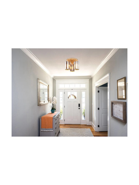 Globo Lighting Πλαφονιέρα Οροφής Μπεζ