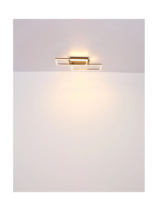 Globo Lighting Πλαφονιέρα Οροφής Μαύρη με Ενσωματωμένο LED
