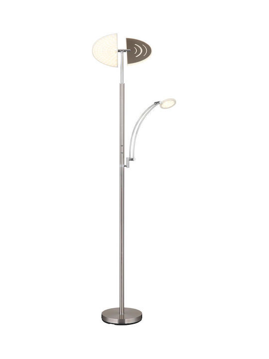 Globo Lighting Φωτιστικό Δαπέδου Ασημί