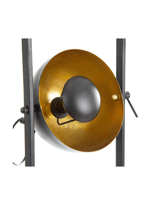 Globo Lighting Флоресцентна Лампа Височина 111.7см с Цокъл за Крушка E14 Черна