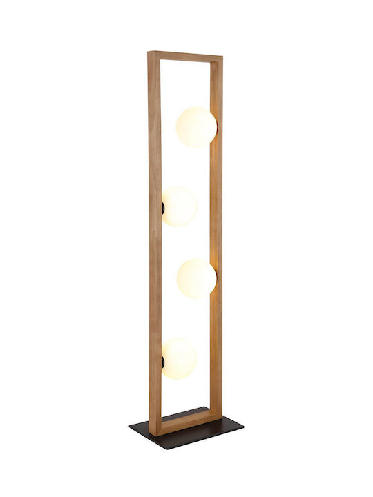 Globo Lighting Φωτιστικό Δαπέδου Καφέ