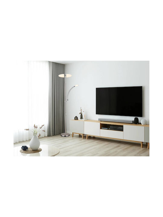 Globo Lighting Φωτιστικό Δαπέδου Ασημί