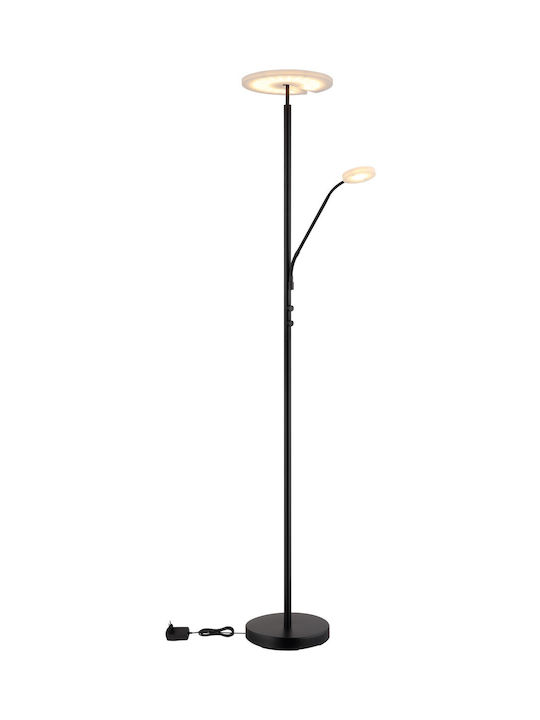 Globo Lighting LED Stehleuchte mit Warmweißem Licht Schwarz