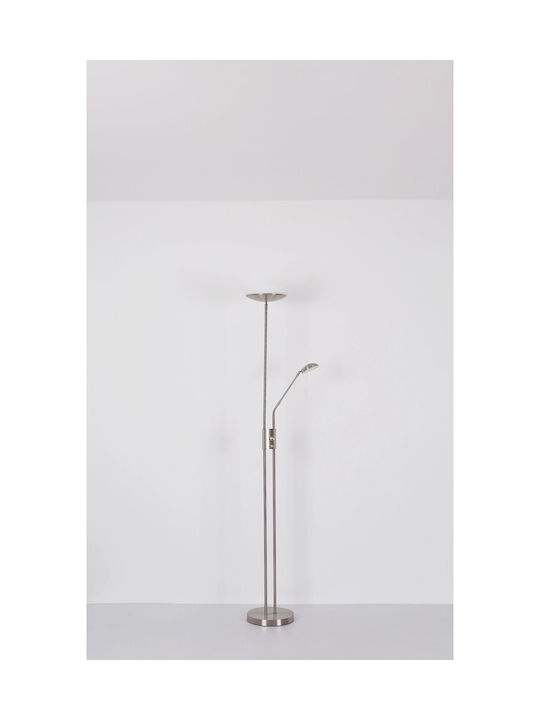 Globo Lighting Floor Lamp Silver