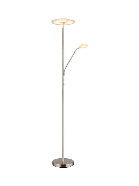 Globo Lighting LED Φωτιστικό Δαπέδου Ασημί Globo Lighting LED Φωτιστικό Δαπέδου Ασημί