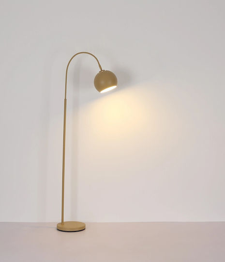 Globo Lighting Floor Lamp H150xL58cm with E27 Bulb Socket Beige