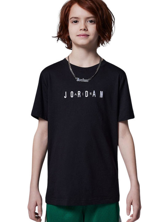 Παιδικό T-shirt Μαύρο Wordmark
