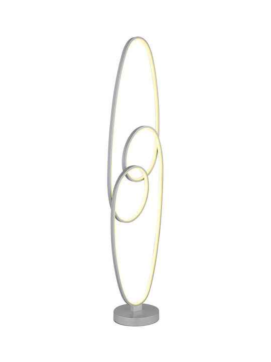Globo Lighting LED Подова Лампа Сребрист