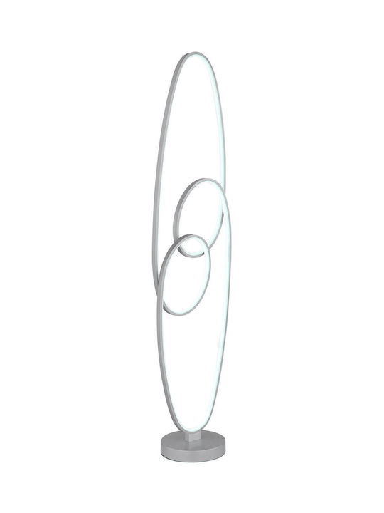 Globo Lighting LED Подова Лампа Сребрист