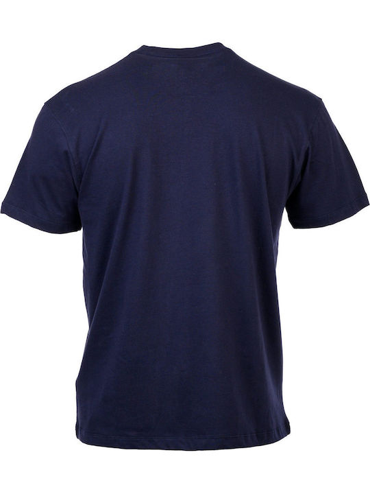 Crew Neck Sportliches T-Shirt Blue