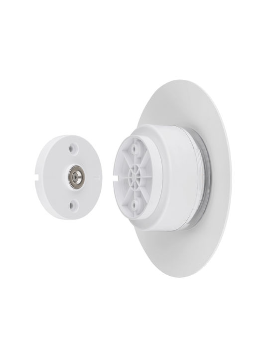 Globo Lighting Πορτατίφ LED με Λευκό Καπέλο και Βάση