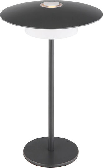 Globo Lighting Метален Портатиф с Вградено LED сив Капак и Основа