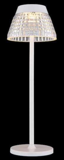 Globo Lighting Metal Table Lamp with Transparent Shade and Base