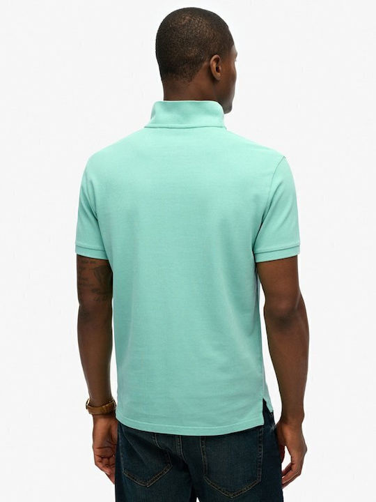 D2 Ovin Vint Polo T-shirt Spearmint Light Green M1110439A-2MD