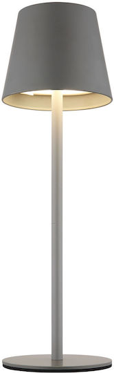 Globo Lighting Πορτατίφ με Γκρι Καπέλο και Βάση