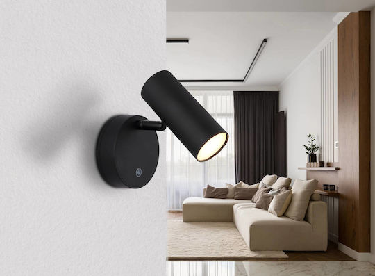 Globo Lighting Μονό Σποτ σε Μαύρο Χρώμα