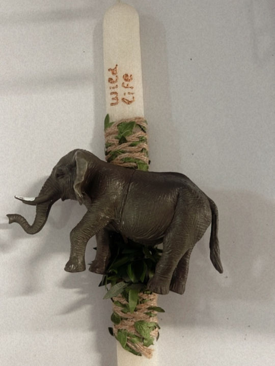 Lumânare Aromatică de Elefant, Lucrată Manual Lumânare Aromatică de Elefant, Lucrată Manual