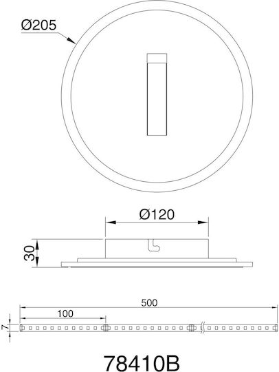 Globo Lighting Leuchte Wand Braun