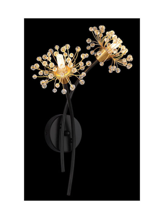 Globo Lighting Φωτιστικό Τοίχου Μαύρο