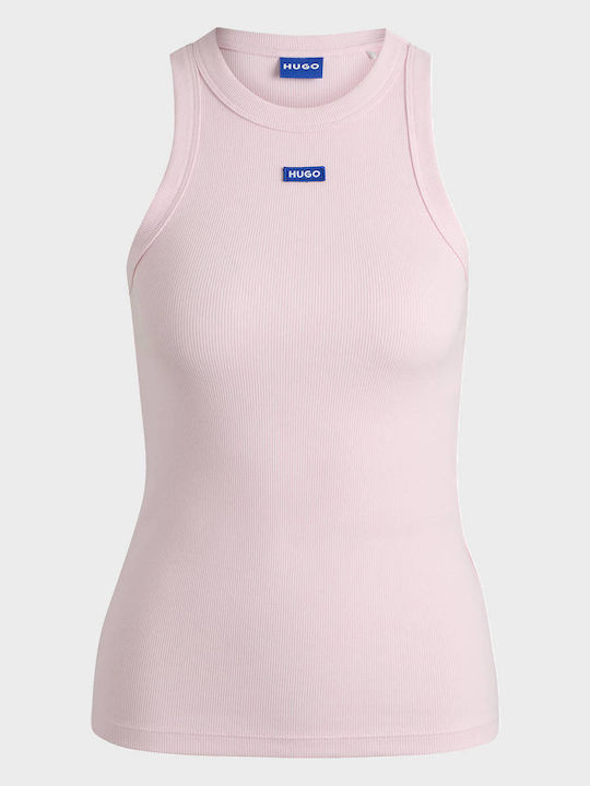 Women's Blouse Cotton Sleeveless Light Pink