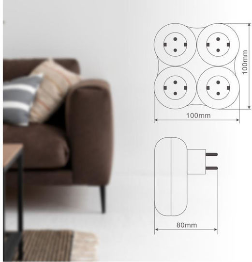 GSC Power Strip 4 Positions