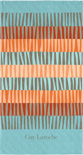 Guy Laroche Velur Imprimat Turcoaz 175x100 cm