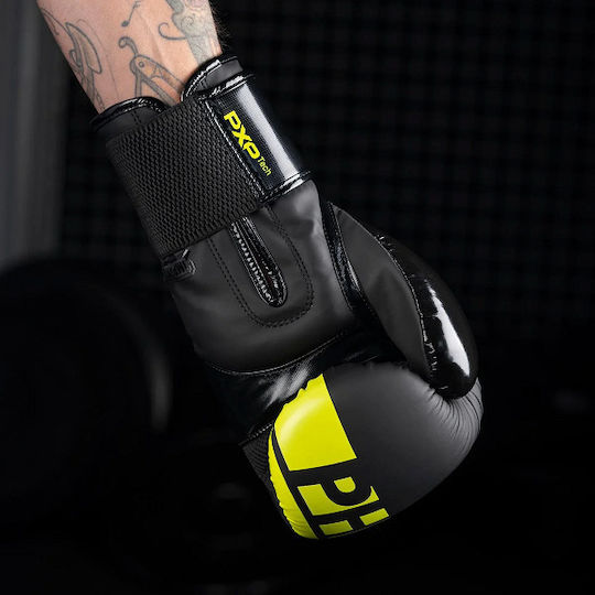 Phantom Apex Mănuși de Box din Piele Sintetică pentru Competiție Negre