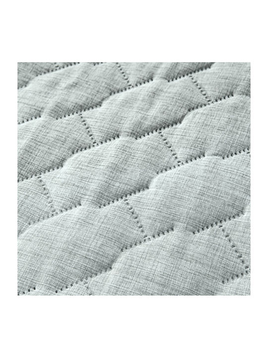 Guy Laroche Kiara Σετ Κουβερλί Υπέρδιπλο Microfiber Mint 220x240cm 2τμχ