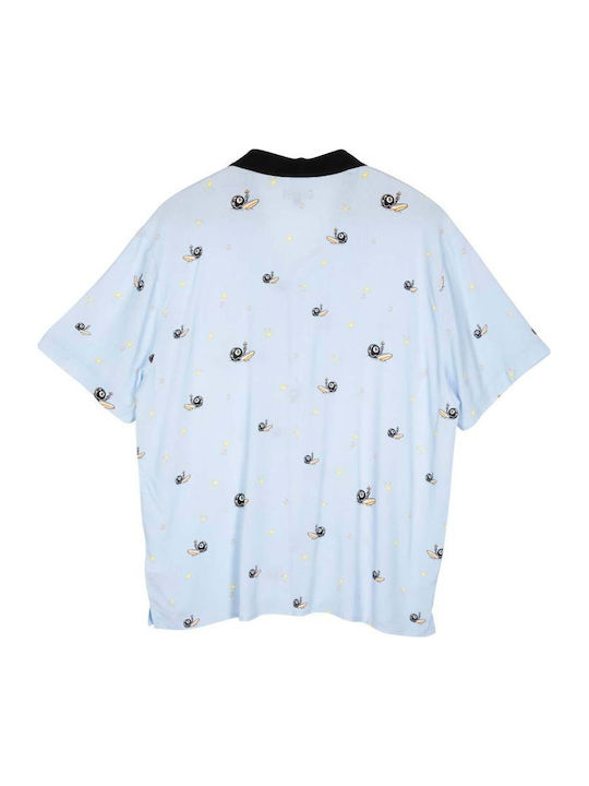 Short-sleeved Shirt Fresh Blue, Light Blue