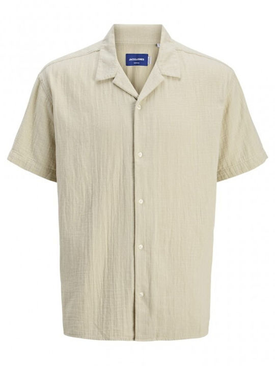 Short-sleeved Cotton Shirt Safari