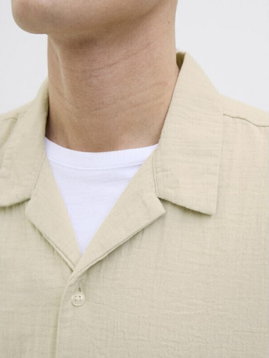 Short-sleeved Cotton Shirt Safari
