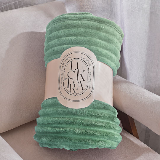 To megalo pazari Velvet Double Blanket 220x240cm Veraman