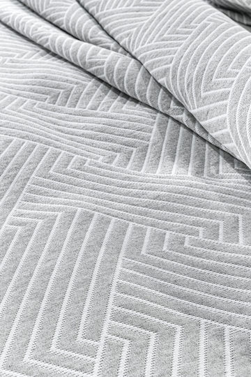Guy Laroche Lupo Ημίδιπλη 180x260εκ. Grey/white Guy Laroche Lupo Ημίδιπλη 180x260εκ. Grey/white