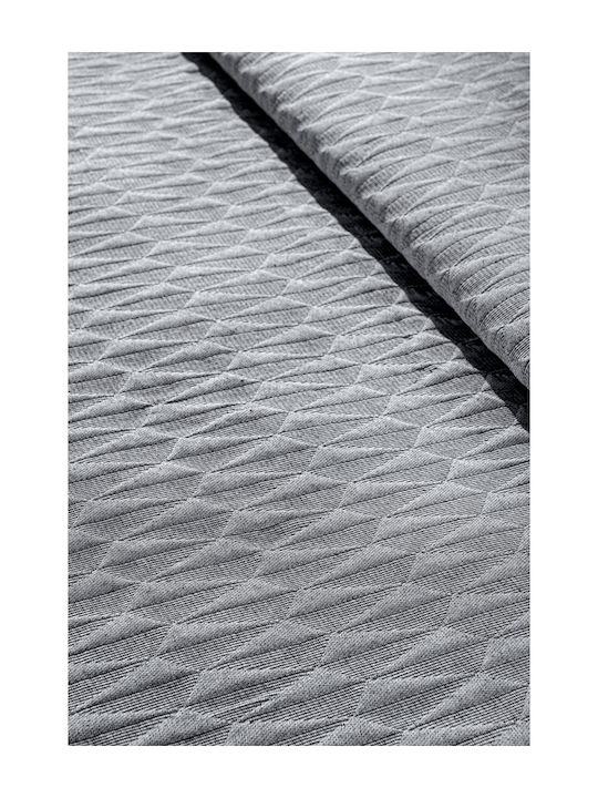 Guy Laroche Medici Pique Blanket Super King 245x260cm Anthracite