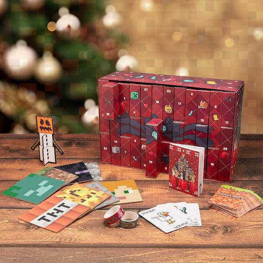Minecraft Christmas Calendar 24 Boxes