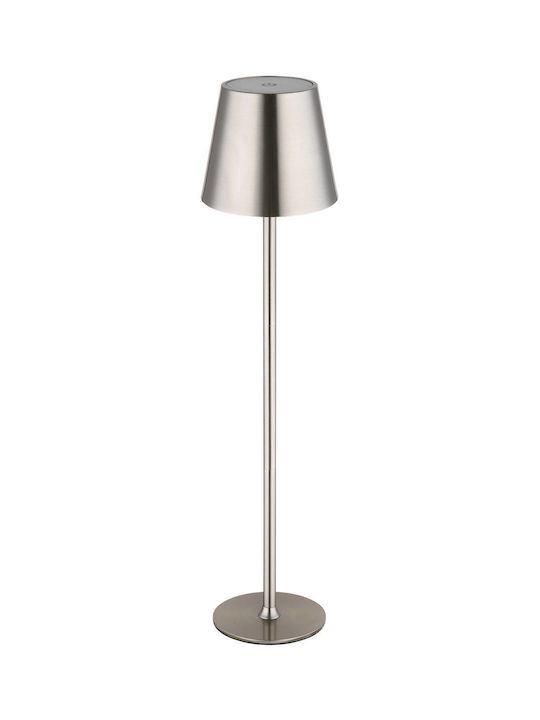 Globo Lighting Table Lamp LED with Silver Shade and Base