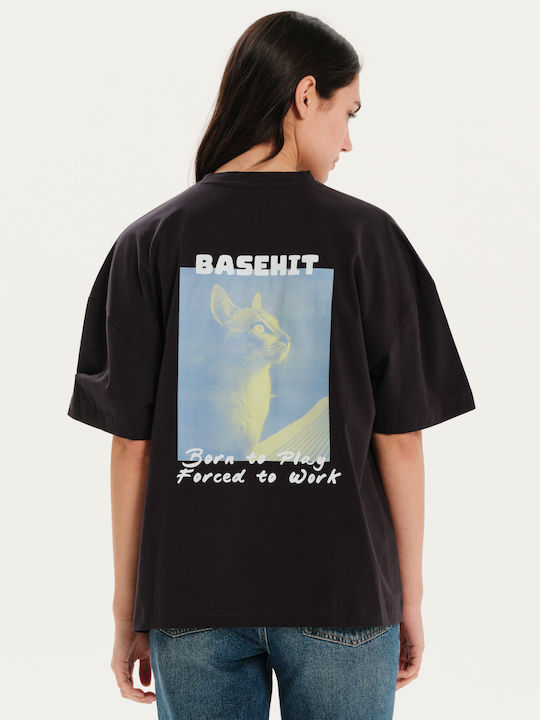 Damen T-Shirt Schwarz