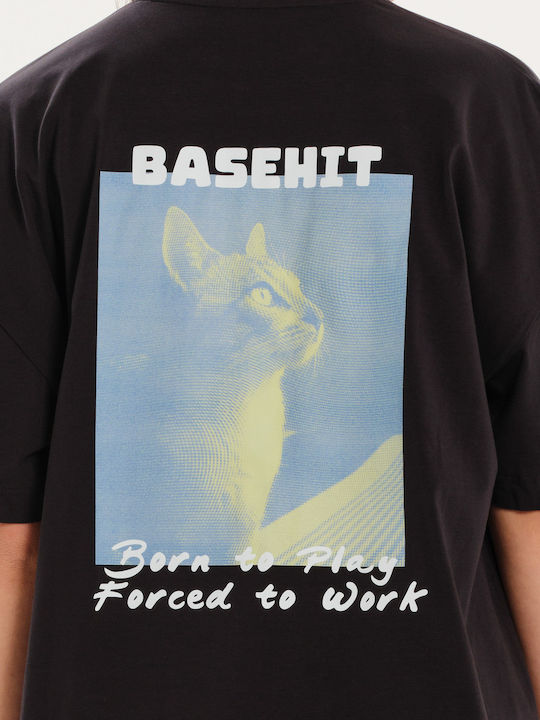 Damen T-Shirt Schwarz