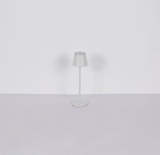 Globo Lighting Метален Портатиф LED с Бяла Шапка и Основа