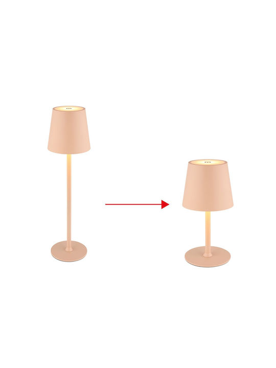 Globo Lighting Πορτατίφ LED με Πορτοκαλί Καπέλο και Βάση