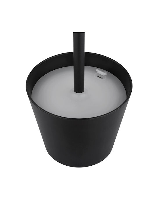 Globo Lighting Table Lamp LED with Black Shade and Base