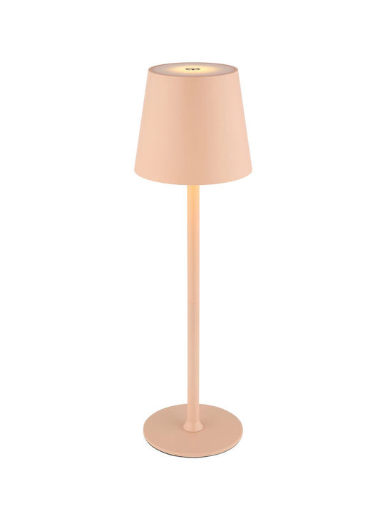 Globo Lighting Πορτατίφ LED με Πορτοκαλί Καπέλο και Βάση