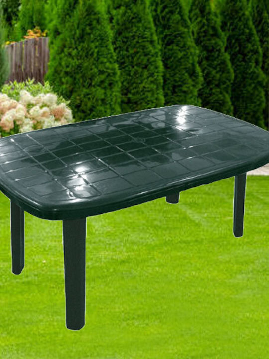Kunststoff Garten- und Terrassentisch für kleine Räume Grün 90x72x72cm