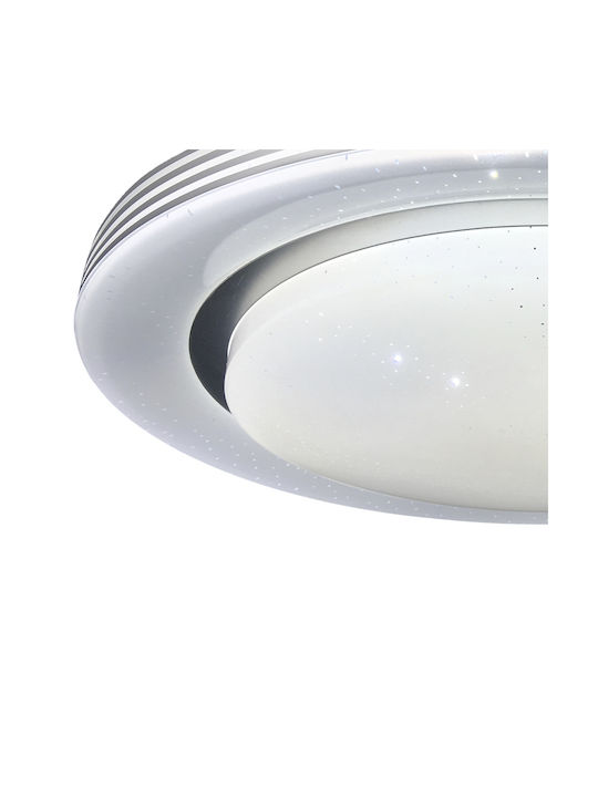 Eko Light Таванно осветление Бяла с Вграден LED и Дистанционно Управление