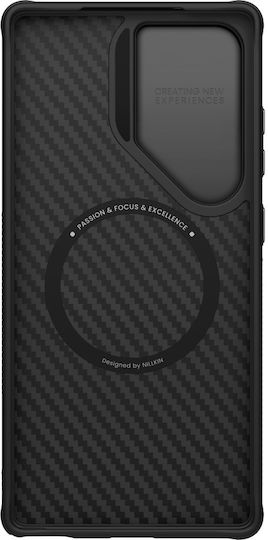 Carcasă Samsung Galaxy S25 Ultra Armored Nillkin Carboprof Magsafe Negru