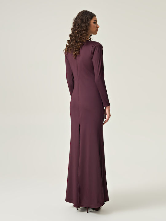 Maxi Dress for Wedding - Christening Mulberry