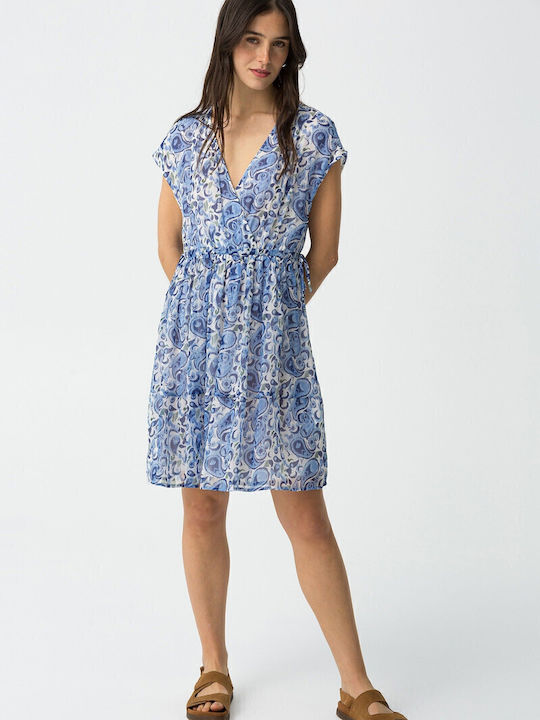 Summer Mini Dress Sky Blue
