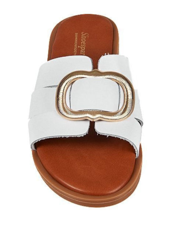 Women's Flat Sandals in White Color