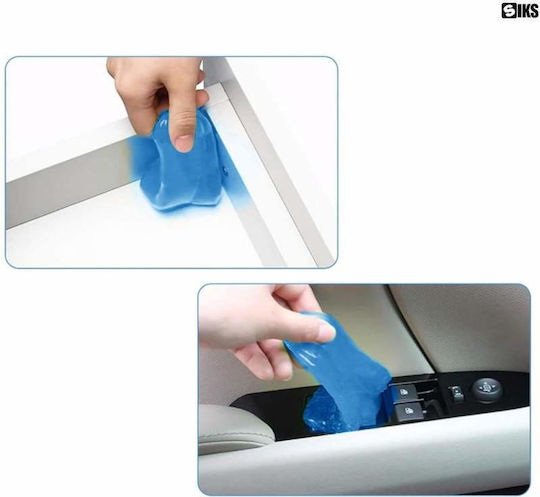 Siks Gel Universal de Curățare pentru Interiorul Mașinii Tastatură Spații Dificil de Atinge Absoarbe Murdăria Praful Elimină Germenii 70g Albastru
