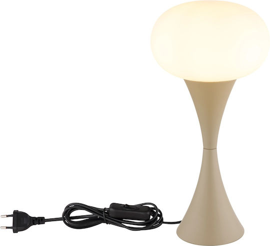 Globo Lighting Декоративна Лампа с Цокъл за Крушка E14 Бежов
